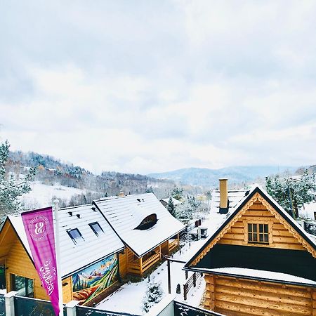 Stylowe Beskidy - Luksusowe Domki Z Saunami I Jacuzzi Lejlighed Mutne Eksteriør billede